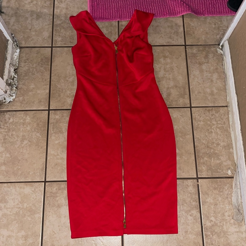 Red dress